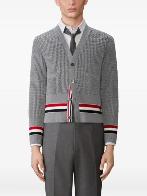 Thom Browne THOM BROWNE - Men Classic V Neck Cardigan