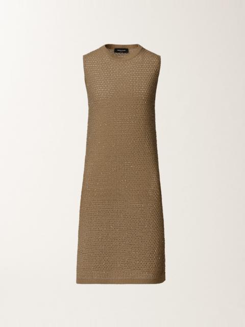 FABIANA FILIPPI Mini dress in cotton tape with sequins