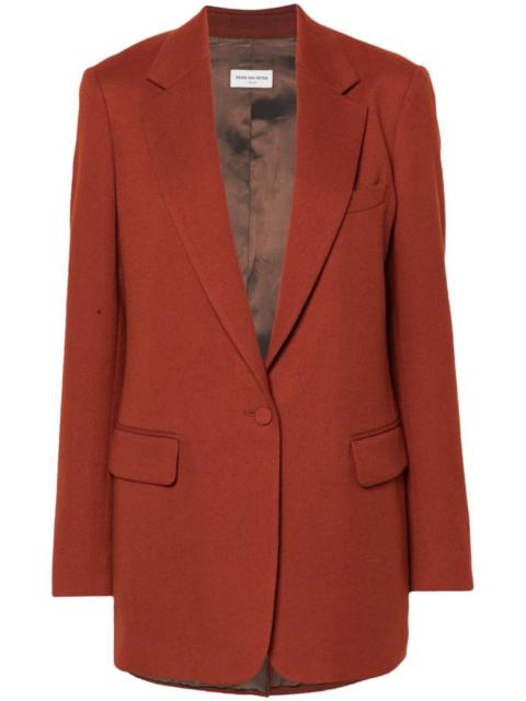 Dries Van Noten Voly cupro and cotton jacket