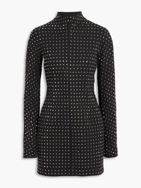Sportmax Regno studded jersey mini dress