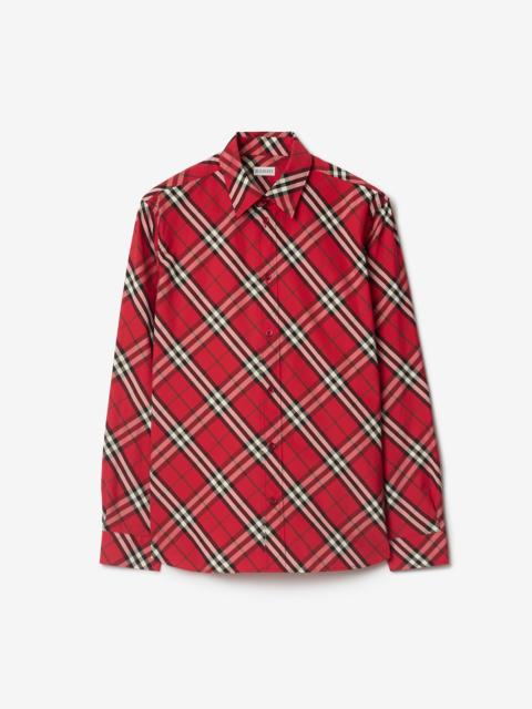 Burberry Relaxed Fit Check Cotton Shirt