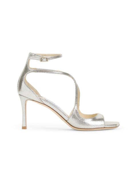 Jimmy Choo Glitter Azia 75 Leather Sandals Women