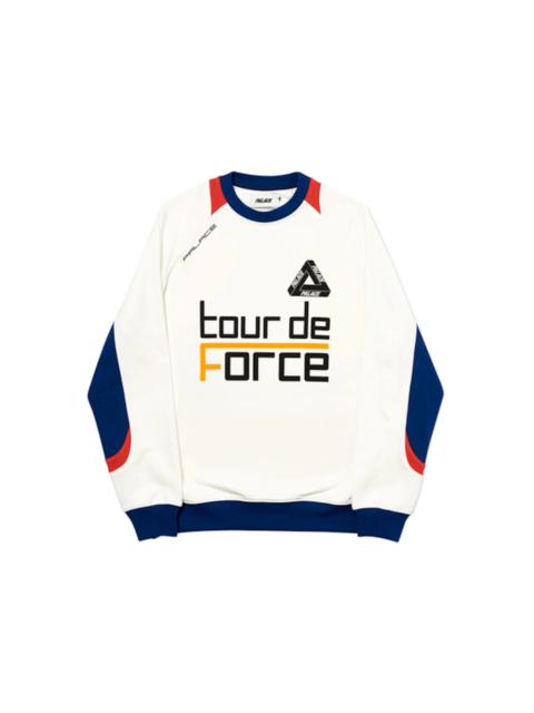 PALACE Palace Tour de Force Crew White