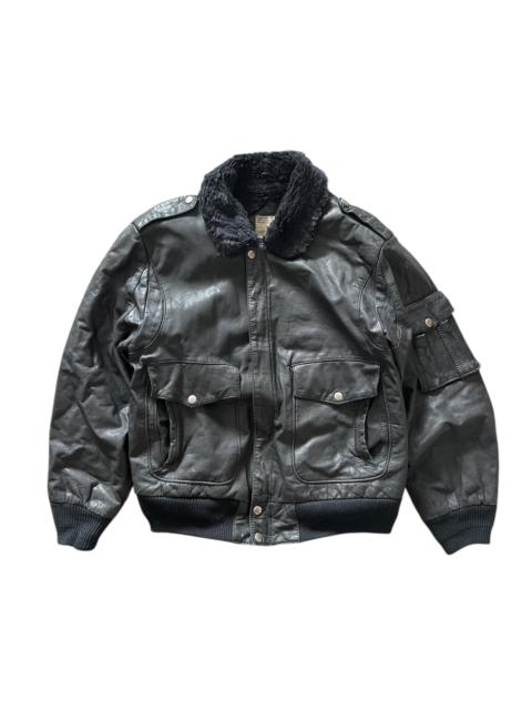 Other Designers 🔥 VINTAGE GENUINE LEATHER TYPE A-2 FLIGHT JACKET