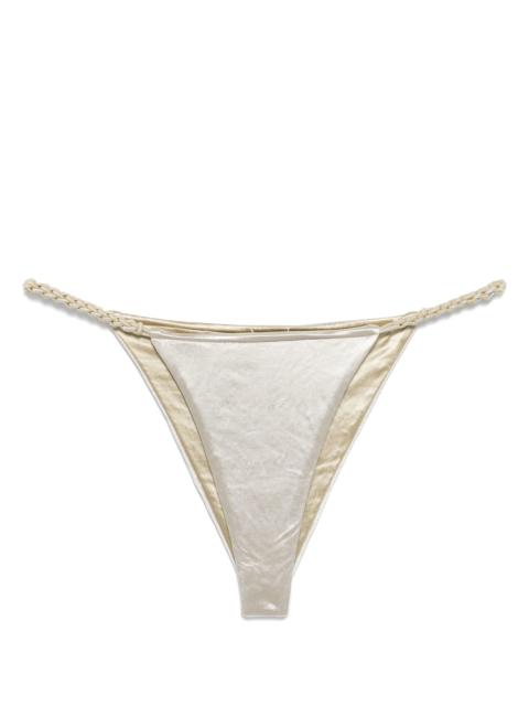 ISA BOULDER full-chain bikini bottoms