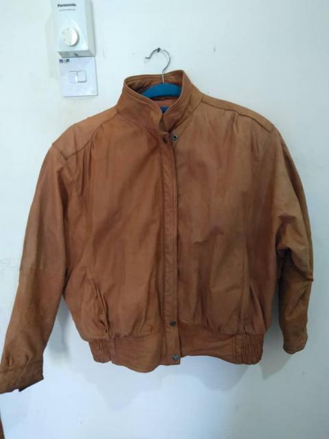 Other Designers Vintage - 🔥 80s LEATHER BIKERS JACKET