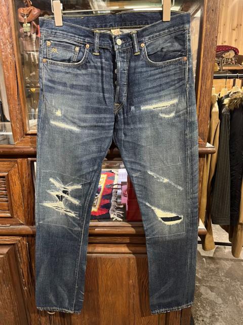 RRL by Ralph Lauren RRL Ralph Lauren Double RL Distressed Jeans