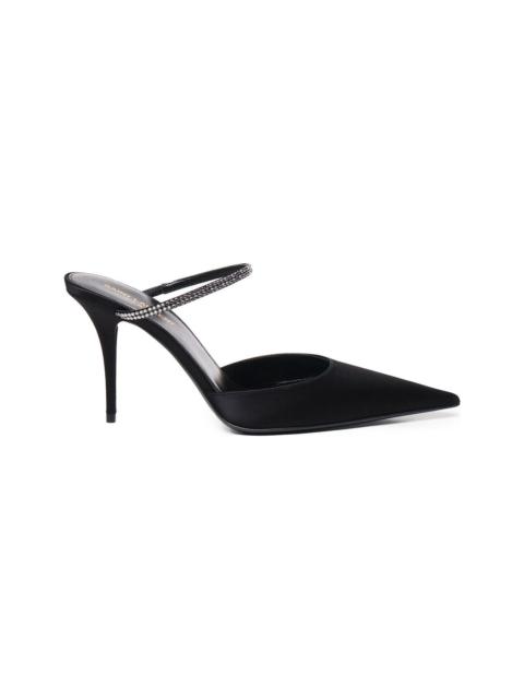 SAINT LAURENT Barbara Embellished Pointed Toe Pumps
