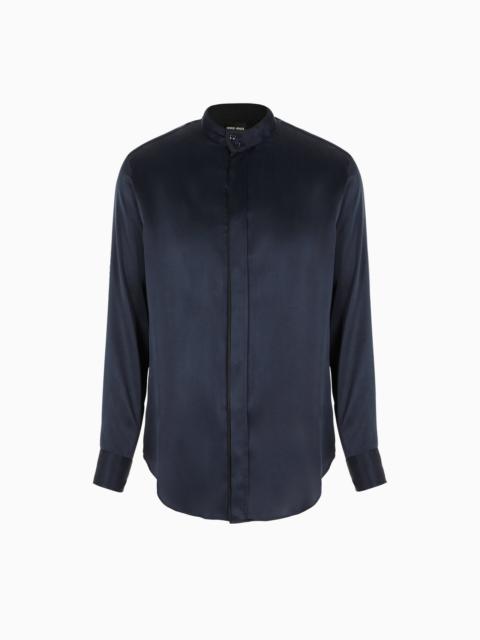 GIORGIO ARMANI Regular-fit silk shirt