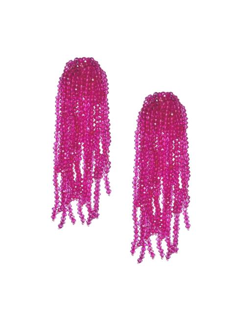 SACHIN & BABI FOUNTAIN EARRINGS - CERISE