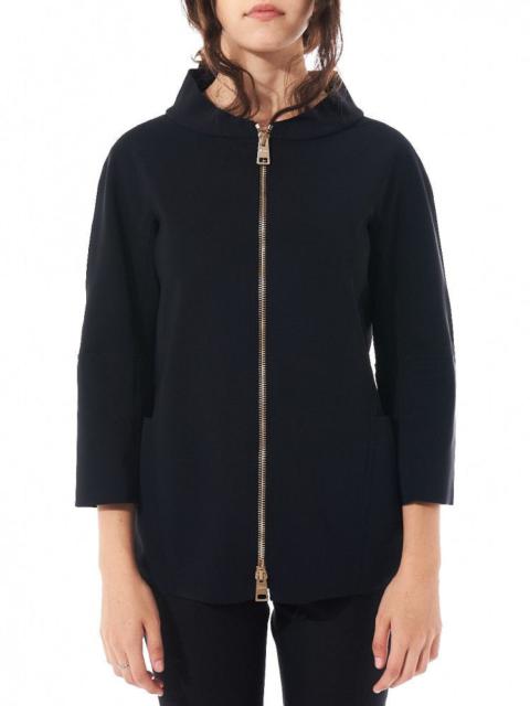 Herno Zipped Cropped Sleeve Jacket