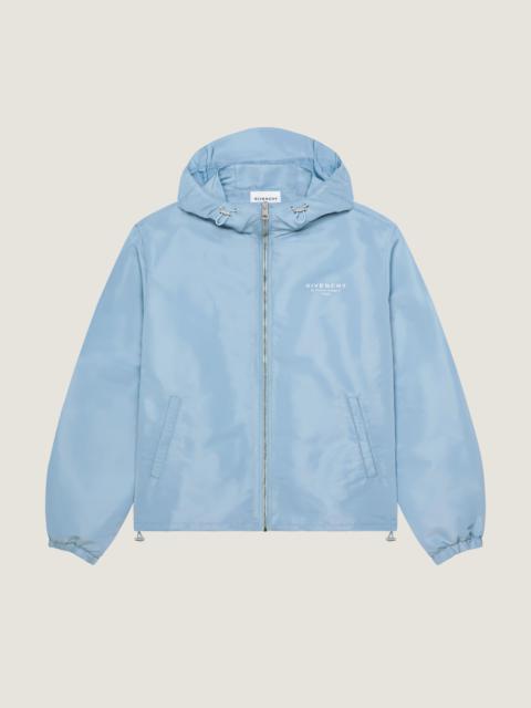 Givenchy WINDBREAKER WITH GIVENCHY STAMP EMBROIDERY