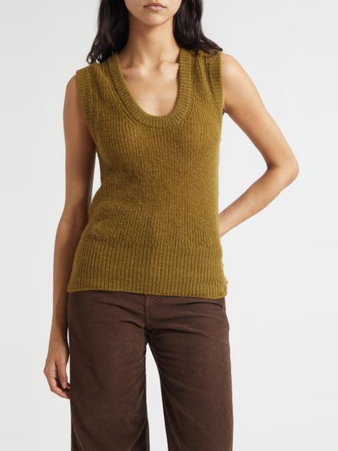 VERONICA BEARD Veronica Beard Jovanna Sweater Tank in Moss at Nordstrom