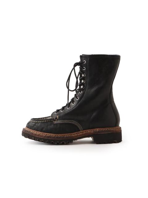 visvim SCOUT MOC BOOTS HI-FOLK BLACK