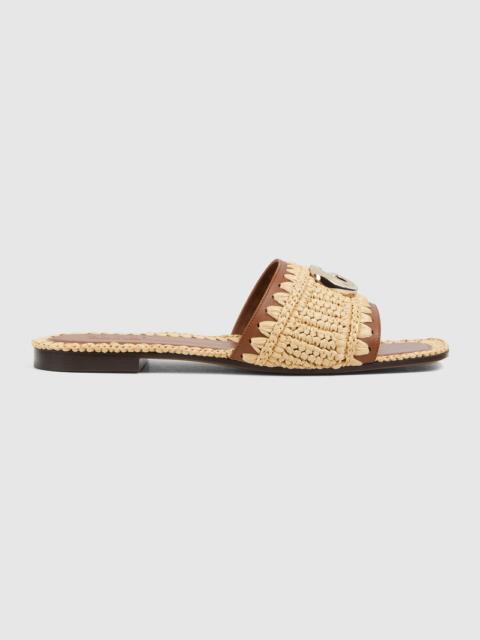 GUCCI Gucci Double G slide Sandals