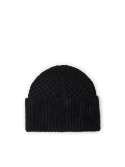 Brunello Cucinelli Brunello Cucinelli Cashmere rib knit beanie in Black at Nordstrom