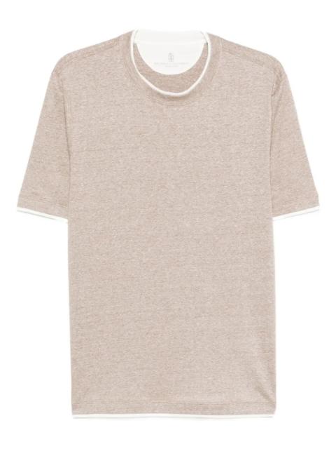 Brunello Cucinelli T-Shirt With Faux-Layering