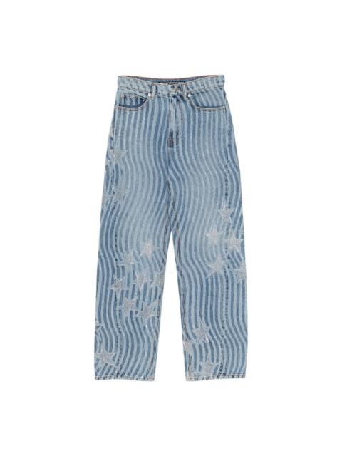 Alexander Wang Float Jean With Stars & Stripes