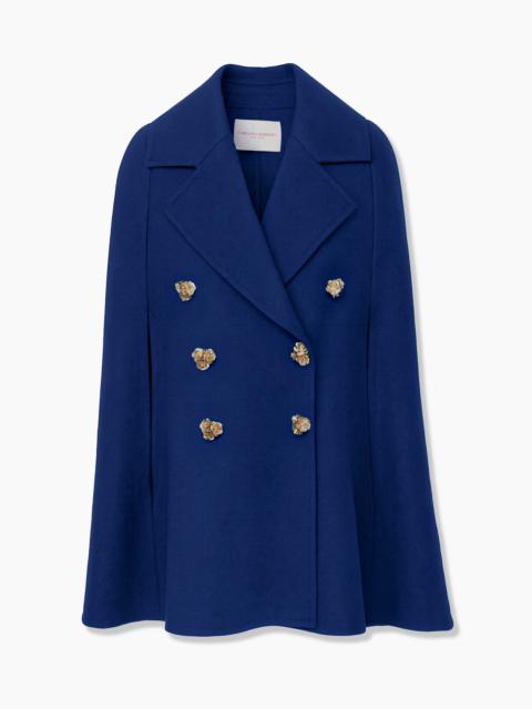 CAROLINA HERRERA Double-Faced Wool Peacoat Cape