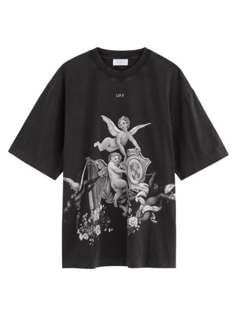 Off-white Skate Printed Cotton T-shirt