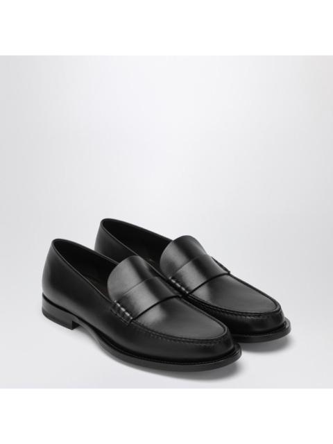 The Row The Row Black leather Novus loafer