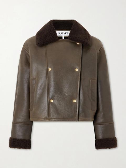 Loewe Double-breasted Shearling Jacket