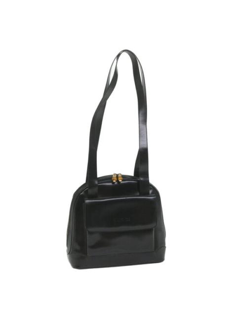 GUCCI Shoulder Bag Leather Black