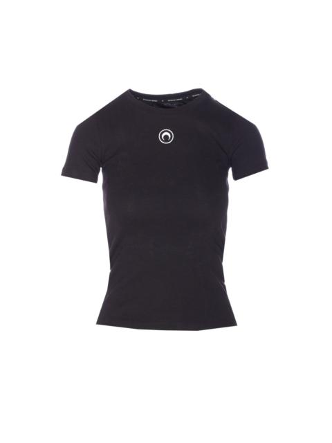 Marine Serre Marine Serre Women Moon Logo Baby Fit T-Shirt
