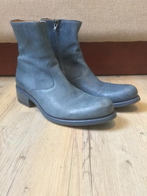 Other Designers Jean Baptiste Rautureau - NEW!! Blue ankle side zip boots.like poell or a1923