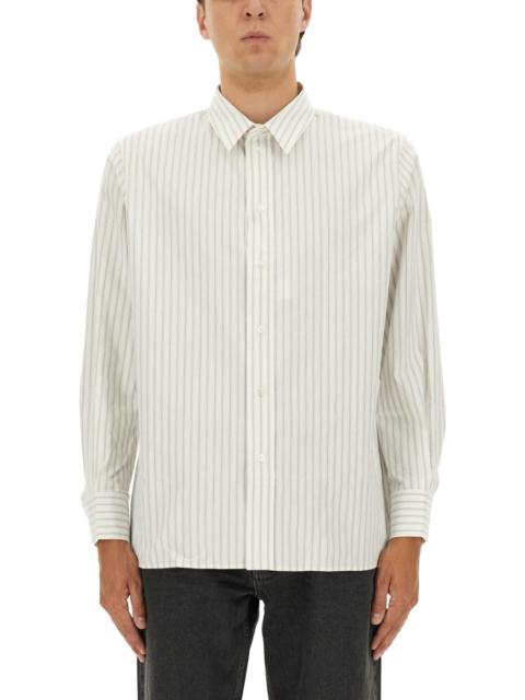 SAINT LAURENT Saint Laurent Men Cassandre Striped Shirt