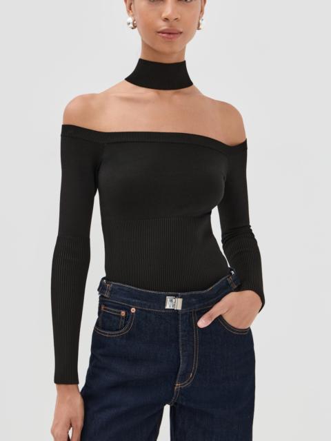 SIMKHAI Lila Cold Shoulder Top