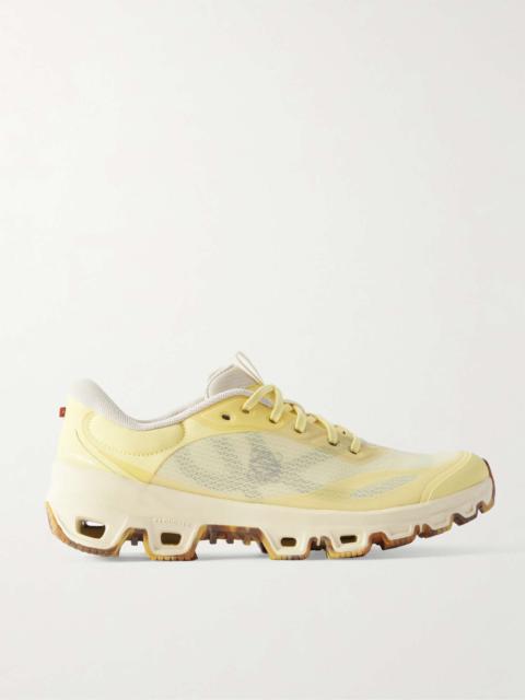 + ON CLOUDVENTURE 2.0 rubber-trimmed paneled recycled-mesh sneakers Pastel yellow