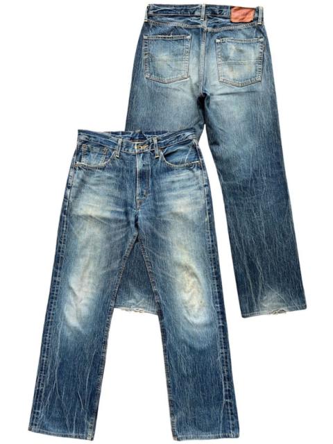 Other Designers Vintage Edwin 505zx Selvedge Distressed Denim Jeans 33x31