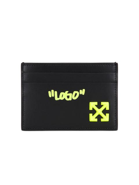 Off-White Jitney Quote Card Case