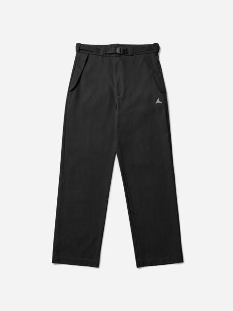 ROA Men's Buckle Chino Pants Black