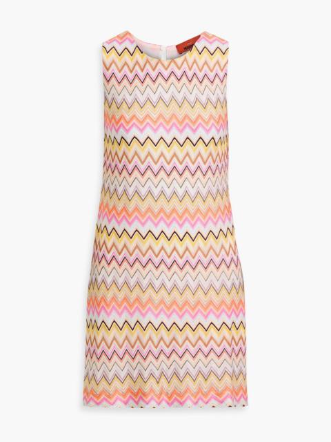 Missoni Crochet-knit mini dress