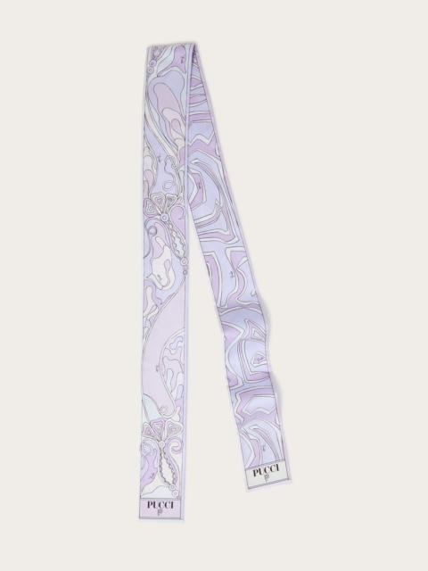 PUCCI LABIRINTO AND ORCHIDEE PRINT SILK TWILL SCARF