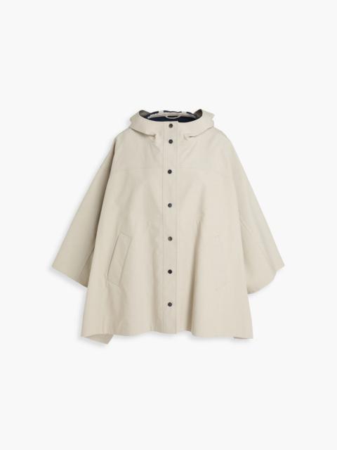 Brunello Cucinelli Cotton hooded cape