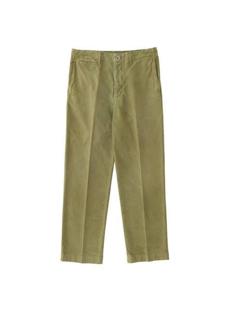 visvim CHINO PANTS HW TAPER DMGD GREEN