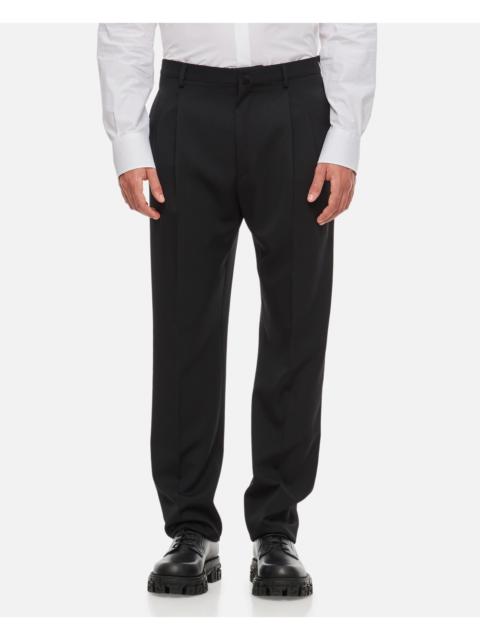 Lanvin Lanvin Men Straight Leg Wool Trousers