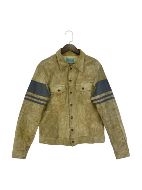 UNDERCOVER Vintage 97-98 Leaf Leather Suede Jacket