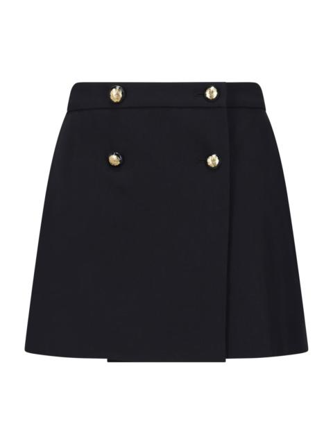 Alexander McQueen Mini Wrap Skirt