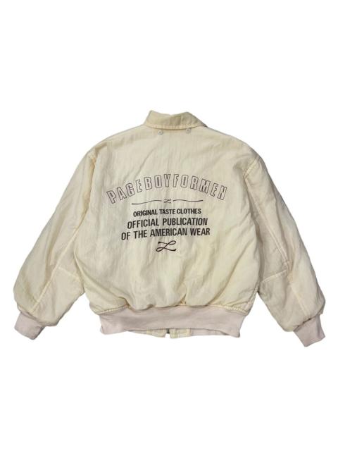 Other Designers Vintage 90s Pageboy For Men Bomber Jacket