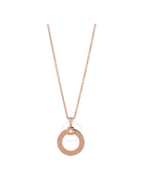 Bvlgari Bvlgari 18K Pink Gold Diamond Pendant 344492