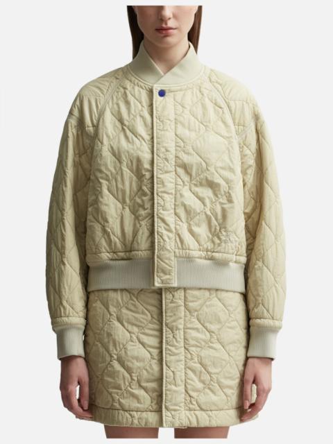 Burberry QUILTED NYLON BOMBER JACKET