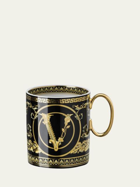 VERSACE Virtus Gala Black Mug With Handle