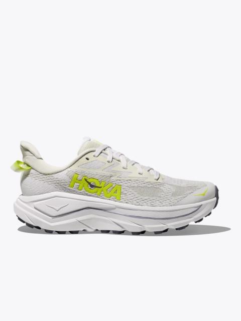 HOKA Women's Challenger 8 Shoes in White/Neon Hoka Citrus