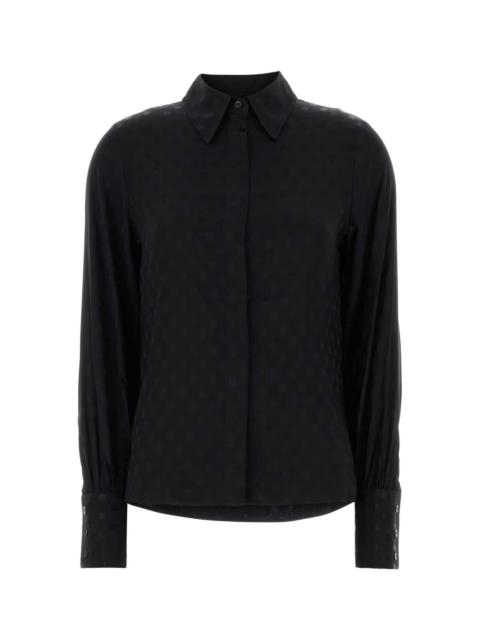 Isabel Marant Isabel Marant Women Black Stretch Silk Teysa Shirt