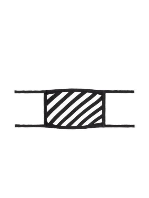 Off-White Diagonalonals Mask in Black