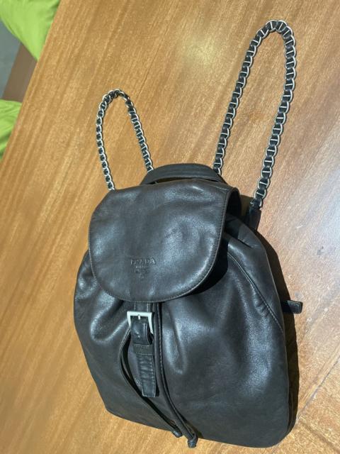 Other Designers Prada × Vintage - Prada Backpack Leather in Chain Strap